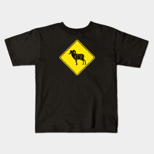 Bighorn Sheep Crossing Kids T-Shirt
